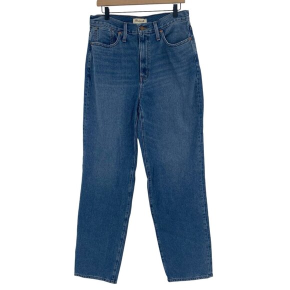 Madewell  Womens Size 29 Blue High Rise Baggy Straight Jeans - Picture 1 of 15